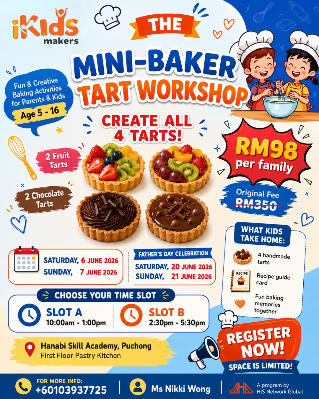 Mini-Baker Tart Workshop