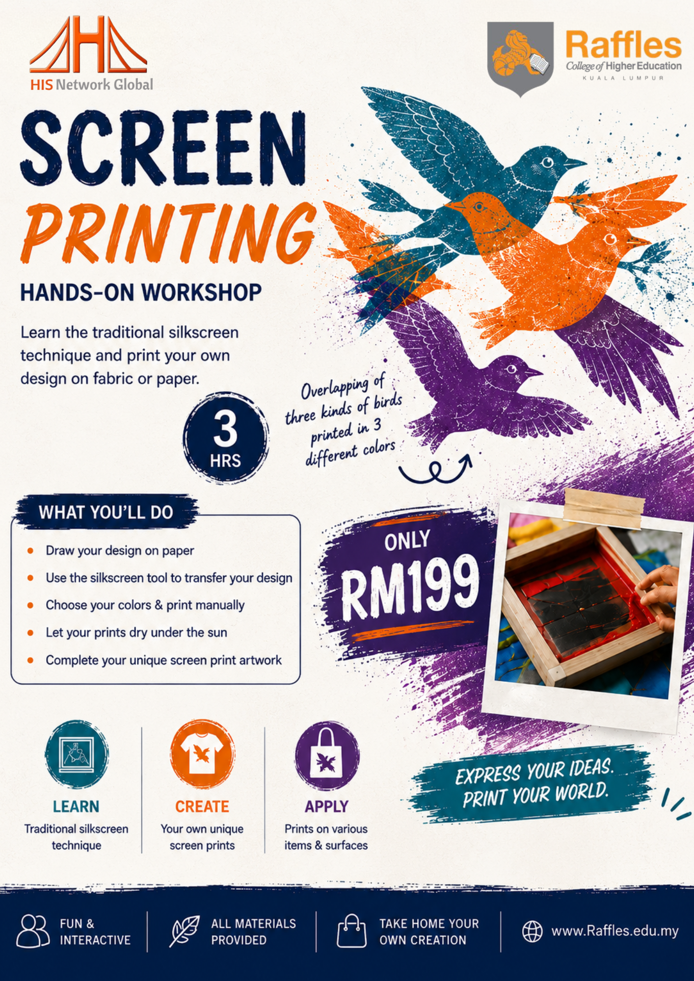 Traditional Screen Printing Workshop